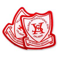 Presse à chaud 3d Logo personnalisé tissé Patch Badges coudre fer sur Patch de broderie pour les vêtements