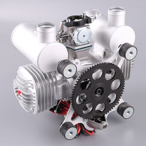 Motor de Parapente Original DLE170 ML Ultraligero de Doble Cilindro, Refrigerado por Aire, de Gasolina, de Doble Cilindro, Metálico - Product Image 2