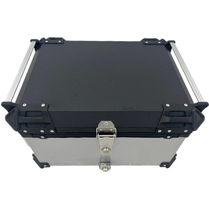 80L Bạc Nhôm Xe Máy Đuôi Hộp <span class=keywords><strong>Top</strong></span> Trường Hợp Hành Lý Với Thân Cây Sản Xuất Tại Trung Quốc - Product Image 4