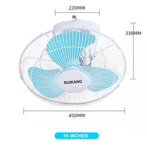 พัดลมออร์บิท 16 นิ้ว เคลื่อนย้ายง่าย แรงลมทรงพลัง ประหยัดพลังงาน ใช้ไฟน้อย เหมาะสำหรับการใช้งานต่อเนื่องเป็นเวลานาน - Product Image 2