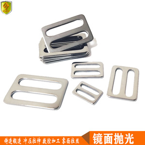 Hebilla de Cinturón de Seguridad de Aleación para Ajuste de Mochila, Herraje de Acero Inoxidable para Correas con Decoración de Tela - Product Image 3