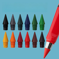 Eternal 12 couleurs effaçable plomb de couleur crayon de Posture positive stylo de dessin pour enfants sans affûtage nécessaire