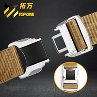 Boucle à dégagement rapide en alliage d'aluminium robuste de 38 mm pour ceinture tactique d'extérieur