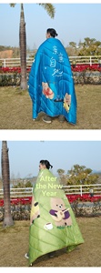 Printed140*200 Cm Lightweight Winter Down Waterproof Windproof Camping <b>Blanket</b> to Keep Warm in Cold Weather - Product Image 3