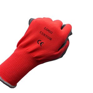 Guantes de trabajo recubiertos de látex para el mercado de Canadá y <span class=keywords><strong>Australia</strong></span>, 15 manómetros, tejidos de fábrica, inmersión - Product Image 2