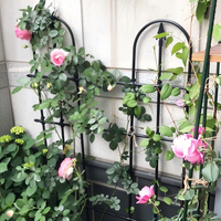 Panel de Cerca Metálica de Acero de Alta Calidad para Jardín, Cerca Ornamental Tubular de Acero