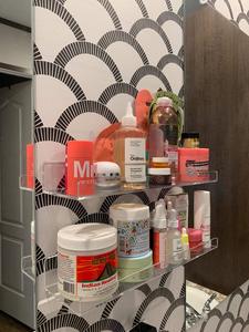 Acrylic nổi tường gờ Kệ nổi trẻ em kệ sách rõ ràng Kệ phòng tắm cho phòng khách phòng ngủ nhà bếp - Product Image 6