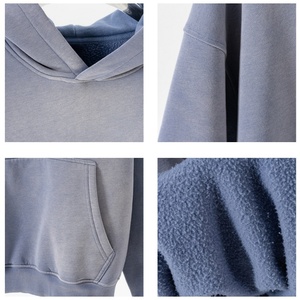 TKAN552D Vente en gros OEM de sweats à capuche unisexes en molleton français épais de haute qualité, 420 GSM, surdimensionnés, 100% coton, lavés à l'ancienne - Product Image 3