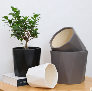 <span class=keywords><strong>Maceta</strong></span> de <span class=keywords><strong>gres</strong></span> con pintura a mano esmaltada de dos tonos personalizada con agujeros de drenaje para macetas de interior y <span class=keywords><strong>exterior</strong></span> - Product Image 4