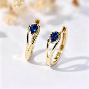 Pendientes de Oreja Coloridos para Mujer, Accesorios Simples para Uso Diario - Product Image 4