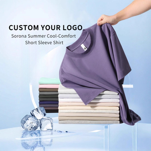 เสื้อยืดโอเวอร์ไซส์ผู้ชาย น้ำหนัก 260 กรัม ผ้าถัก Sorona สกรีนโลโก้ได้ แขนสั้น ทรงพอง ใส่สบาย ระบายอากาศดี พิมพ์ลาย ไม่เป็นขุย - Product Image 3