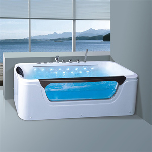 <span class=keywords><strong>Baignoire</strong></span> de massage moderne en <span class=keywords><strong>acrylique</strong></span> <span class=keywords><strong>Baignoire</strong></span> rectangulaire confortable <span class=keywords><strong>Baignoire</strong></span> de massage par trempage en <span class=keywords><strong>acier</strong></span> inoxydable blanc - Product Image 5