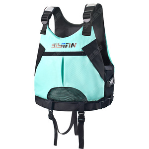 SISTAN Life Vest 75N Buoyancy Sky Blue Adult Fishing Boat Safety Gear - Product Image 1