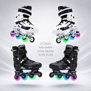 Patins <span class=keywords><strong>à</strong></span> roulettes scintillants en gros d'usine, chaussures de patinage pour adultes, patins en ligne unisexes pour débutants, commerce extérieur transfrontalier professionnel - Product Image 6