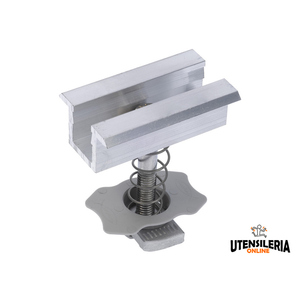 Abrazadera central premontada PM C para marcos de aluminio (10 uds) - Product Image 2