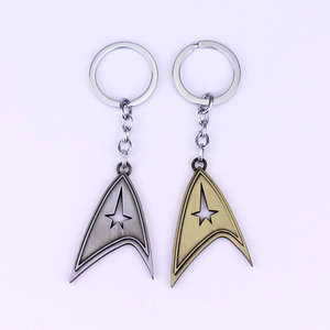 Porte-clés en alliage <span class=keywords><strong>Star</strong></span> <span class=keywords><strong>Trek</strong></span>, design de cône de nez de <span class=keywords><strong>vaisseau</strong></span> <span class=keywords><strong>Star</strong></span> <span class=keywords><strong>Trek</strong></span>, accessoire de voiture géométrique créatif, produit dérivé populaire de films et séries TV - Product Image 3