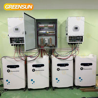 Batterie lithium hybride murale séparée 51,2 V 200 Ah 10 kWh 20 kWh 50 kWh 100 kWh pour système de stockage d'énergie domestique GRB51.2-200A