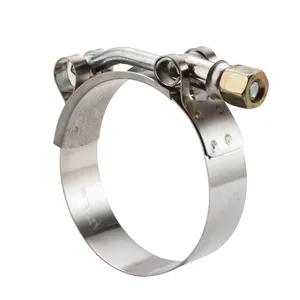 Hoop Pipe Clamp T Bolt Hose Clamp 304