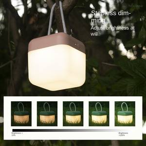 Lámpara de Mesa Pequeña Inalámbrica Recargable con Clasificación IP68, Lámpara LED Portátil de Temperatura de Color Multicolor, Lámpara de Camping - Product Image 4