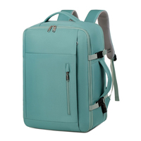 Sac d'ordinateur multifonctionnel extensible de grande capacité Sac à dos de voyage d'affaires étanche avec compartiment à chaussures Sac à dos de voyage d'embarquement