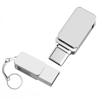 Clé USB Mini USB-C 8 Go/16 Go/32 Go/64 Go Double Mémoire Stick 2.0 OTG Clé USB Métallique iPhone 15/16 3.0 Nouvelle