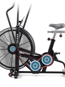 Reinforced Thick <b>Frame</b> Air Resistance Cycle, Advanced HIIT Workout Stationary <b>Bicycle</b> for High End Personal Training Studio - Product Image 5
