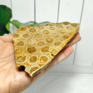 Vente en gros de dalles de jade corail de style bohème, naturelles, pour la guérison spirituelle, tendance mode pour la décoration intérieure, cadeaux de fêtes et d'anniversaire, pierre - Product Image 5