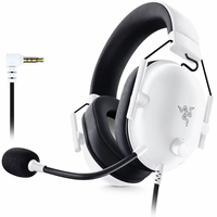 Auriculares para Juegos con Cable Razer BlackShark V2 X, Sonido Envolvente 7.1, Controladores TriForce de Titanio, Micrófono Cardioide HyperClear, Espuma Viscoelástica, Diseño Over-Ear