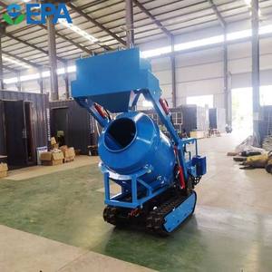 Nueva maquinaria de movimiento de tierras, mini volquete móvil sobre orugas, camión mezclador de hormigón de carga automática, excavadora - Product Image 2