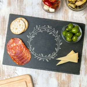 Platos de <span class=keywords><strong>Sushi</strong></span> de Pizarra Natural Negra de 20x15cm al por Mayor, Proveedor de Tablas para Servir la Cena - Product Image 2