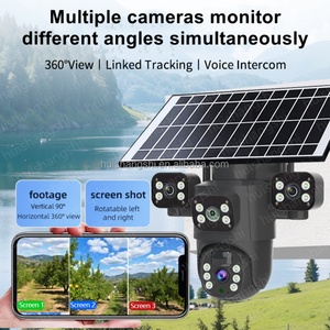 Hieasy 24 Hours Working AOV Real 4Lens 20MP 10K Outdoor HD <b>360</b> <b>CCTV</b> IP Wifi Wireless PTZ 4G Solar Surveillance Security <b>Cameras</b> - Product Image 5