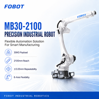 Bras robotisé industriel 6 axes MB25-1840, charge utile 25 kg, portée 1840 mm, précision 0,02 mm, fournisseur direct usine, intégration de systèmes robustes
