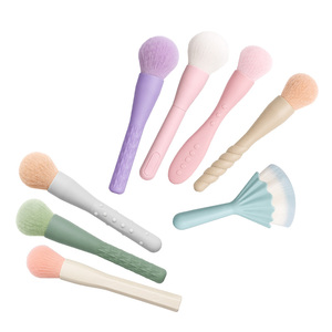 Brocha de Maquillaje de Silicona de Fábrica con Agarre Ergonómico Antideslizante para Rutina de Maquillaje Profesional y Personal - Product Image 1
