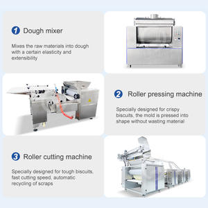 Ligne de production de biscuits OCEAN Thin Bear Panda Biscuit Cracker Sandwich Machine Biscuit - Product Image 3