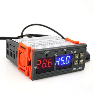 Termostato digital controlador de temperatura e umidade stc3028, termostato digital controlador de temperatura e umidade STC-3028
