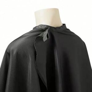 Cape de coiffure imperméable en nylon avec fermeture à pression métallique – Cadeau promotionnel - Product Image 4