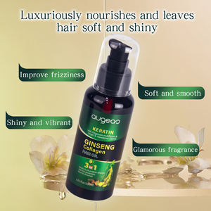 Huile Essentielle Capillaire au Ginseng et Collagène Augeas pour des Cheveux Lisses et Brillants – Vente en Gros - Product Image 2