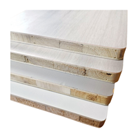 Panneau de bois de paulownia mélaminé écologique moderne de 9 à 18 mm avec colle E1/E2/E0 et couleur personnalisée pour les meubles et les armoires de la maison