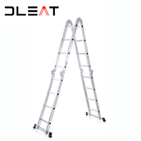 Escalier pliable multifonction en aluminium robuste de 4,7 m pour 4x4, Escaleras De Aluminio