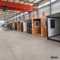 Maison Modulaire de Luxe Extensible de 30 Pieds à 3 Chambres, Conteneur de Cuisine, Bâtiment de Bureau Style Ferme, Structure en Acier Préfabriquée Portable