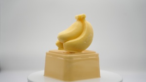 Boîte à glace 3D en forme de fruit OEM, saveur banane, certifiée HALAL, forme personnalisée, sucette glacée - Product Image 4