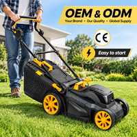 Tondeuse à gazon sans fil CE, alimentée par batterie au lithium, machine électrique de coupe d'herbe pour jardin, cour et usage domestique