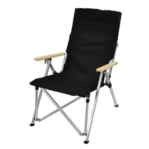 Удобное кресло Dachuan с подъемом спинки, удобное уличное кресло, три регулируемого алюминиевого складного кресла