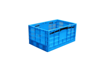 NEXARA Offre Spéciale PP 600*400*290mm Caisse pliable en plastique avec poignée pour le stockage