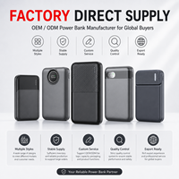 Batterie externe de poche 5000 mAh avec logo personnalisé, chargeur USB 10W pour téléphone, idéal pour les voyages et l'extérieur, portable, vente en gros