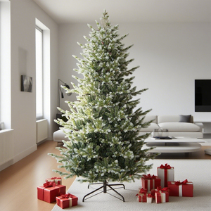 Albero di Natale Pre-Illuminato da 2,3 Metri di Alta Qualità, Albero d'Atmosfera da Interno con Luci a <span class=keywords><strong>LED</strong></span> per Decorazione di Casa e Feste - Product Image 1