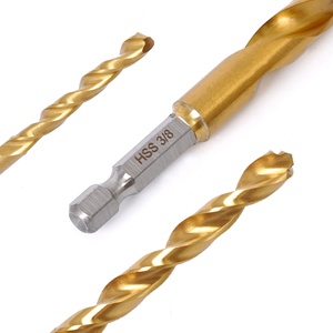 مجموعة مثاقب فولكان متدرجة الحجم لحفر ثقوب متعددة، بساق سداسي 3/<span class=keywords><strong>8</strong></span> بوصة، مطلية بالتيتانيوم، تثقب المعادن والخشب، للبيع بالجملة - Product Image 3