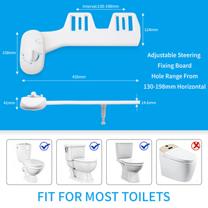 Bathroom Home <strong>Use</strong> <strong>Bidet</strong> Self-Cleaning Retractable Nozzle Fresh Water <strong>Spray</strong> Non-Electric Mechanical Toilet <strong>Bidet</strong> Seat Attachment - Product Image 6