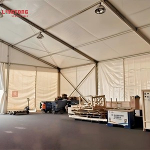 Carpa Modular <span class=keywords><strong>de</strong></span> Aluminio para Almacenamiento, 15x25m 20x30m, Refugio Temporal para Carga en Exteriores - Product Image 6