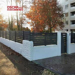 Mới liệt kê nhôm thanh hàng rào Tấm Đá Đen ngoài trời sân vườn Patio thương mại sử dụng hàng rào nhôm - Product Image 1